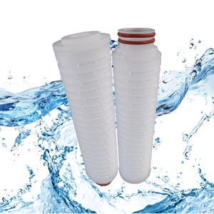 Cartouche filtrante plissée en PES de 0,1/0,2/1 micron avec pompe, garantie 1 an, pour la filtration du vin - Product Image 1