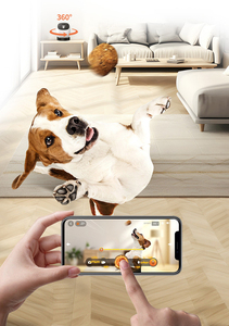 מפעל הסיטונאי חיית מחמד dogfacter 360 מעלות מצלמה חכמה 1080p hd מצלמת מחמד עם מעקב תנועה התראה - Product Image 3