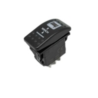 Interrupteur à bascule pour treuil, marche/arrêt momentané (ON)-OFF-(ON), 7 broches, 20A 12V, 10A 24V DC, étanche pour VTT, UTV, automobile, marine, bateau