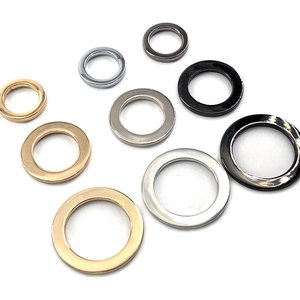 Anel Metálico Quadrado Grande de Latã<span class=keywords><strong>o</strong></span> Antigo Personalizado com Logo 25mm 26mm em Ouro/Prata/Gunmetal Ecológico e Durável para Bolsas - Product Image 1