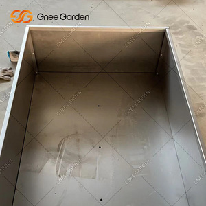 Macetas Modernas de Acero Corten de Gran Tamaño, Forma Cuadrada, Resistentes a la Corrosión, Color Personalizado, Decoración de Jardín para Exteriores - Product Image 6