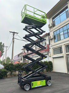 מעלית מספריים חשמלית ניידת HAOKUN 8 מטר 10 מטר 12 מטר 14 מטר, פלטפורמת עבודה אווירית, בעלת תקן ISO ו-CE, קיבולת בהתאמה אישית - Product Image 2