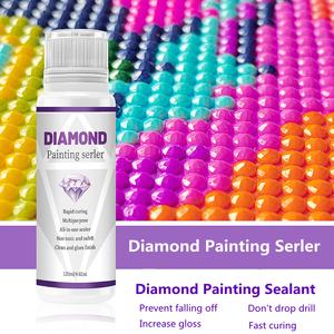 OSBANG Sellador Transparente de Acrílico Ecológico para Pintura de Diamantes con Cabezal de Esponja, Pegamento Adhesivo para Rompecabezas de Diamantes 5D DIY - Product Image 3