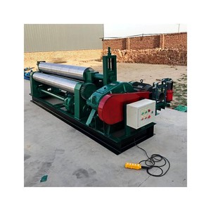 R-Wholesale Machine à cintrer les tôles électrique à trois rouleaux, pour tôles coniques, aluminium, Nouvelles options manuelles et automatiques - Product Image 4