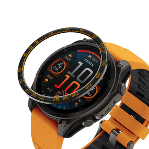Eraysun Bisel de Metal para <span class=keywords><strong>Garmin</strong></span> Fenix 8 51MM 47MM 43MM Reloj Inteligente Marco de Escala de Tiempo/Velocidad Anillo Protector Parachoques - Product Image 3