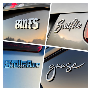 Emblema <span class=keywords><strong>3D</strong></span> in Metallo Personalizzato OEM, Logo per Griglia Auto, Adesivo Laterale <span class=keywords><strong>3D</strong></span> Personalizzato per Auto - Product Image 1