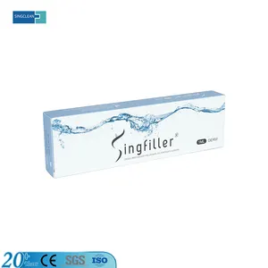 Singfiller交联长效非动物1毫升深线面部提拉眼轮廓真皮填充剂透明质酸注射液