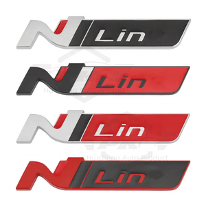 Emblema Metálico N-Line 3D para Maletero Trasero de Hyundai I30 2021 Sonata Elantra Veloster Kona Tucson N Line - Product Image 1