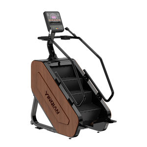 Machine d'escalade électrique motorisée d'intérieur avec LED et barrière en <span class=keywords><strong>bois</strong></span>, équipement de fitness commercial pour salle de sport à vendre - Product Image 1