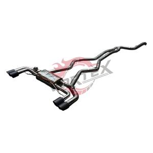 Sistema de Escape Catback Valvetronic de Acero Inoxidable Vortex, Acabado Azul Quemado de 1.5 mm de Espesor para G20 G21 M340 M340i M440i 3.0T - Product Image 2