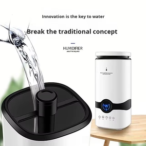 Commercial Small Humidifier for Hotel and Office, Quiet Smart Ultrasonic Aroma <strong>Diffuser</strong>, Desktop Air Moisturizer for Bedroom - Product Image 3
