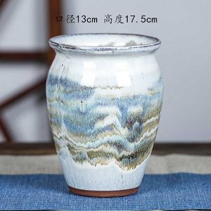 Maceta Grande de Arcilla Morada, Estilo Rústico, para Balcón, Interior, Plantas Verdes, Maceta Pequeña - Product Image 5