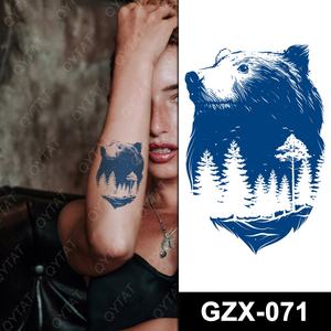 Тату-наклейки для рук и пальцев, полуперманентные, голубые, холодные, 15 дней - Product Image 5