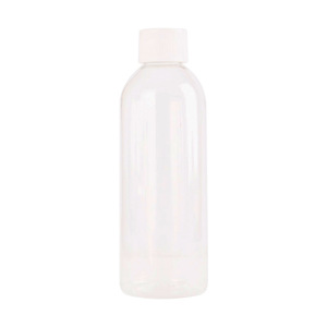 Transparent <b>Plastic</b> Bottle 30ml 50ml 100ml PET Small Slim With White <b>Cap</b> For Dispensing - Product Image 1