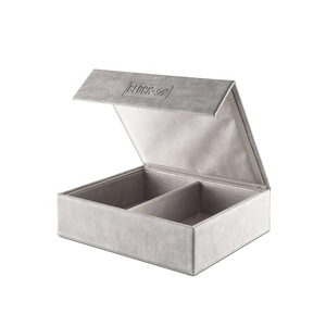 Nouvelle Arrivée Boîte de Blocage de Signal RFID à 2 Emplacements <span class=keywords><strong>pour</strong></span> Clés de <span class=keywords><strong>Voiture</strong></span>, Boîte Antivol <span class=keywords><strong>Faraday</strong></span> avec Pochette - Product Image 2