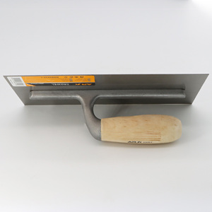 Chất Lượng Cao Thép Không Gỉ Tay Cầm Bằng Gỗ Gương Đánh Bóng Bê Tông Thạch Cao Trowel Cho Xây Dựng - Product Image 5