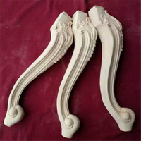 Pieds de table en bois massif de style Queen Anne/victorien, bon prix, pieds de meubles sculptés, salle à manger, cuisine, hôtel, salon, style européen