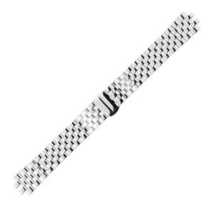 Bracelet de montre en acier inoxydable, bracelet à maillons tressés, fermoir papillon, 18mm, 20mm, 22mm, 24mm, remplacement universel - Product Image 3