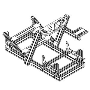 aluminio Simulador de cabina de carreras asiento coche conducción simulador de carreras juego de cabina simulador de carreras - Product Image 3