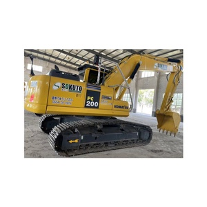 รถขุดมือสองนำเข้าจากญี่ปุ่น โคมัตสุ PC200 น้ำหนัก 20 ตัน ราคาดีที่สุดสำหรับขาย ชั่วโมงการทำงานต่ำ - Product Image 1