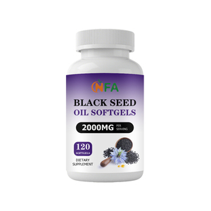 ซอฟต์เจลน้ำมันเมล็ดดำ OEM ODM พร้อมน้ำมันเมล็ดดำ ช่วยควบคุมแคลอรี่ กระตุ้นการเผาผลาญ บำรุงผมและเล็บให้แข็งแรง ผิวเปล่งปลั่งอ่อนเยาว์ - Product Image 1