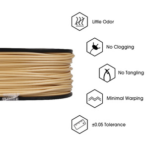 Filament PLA 1,75 mm 0,5 kg Filament PLA bois pour imprimante 3D Filament PLA bois Vente CHAUDE - Product Image 4