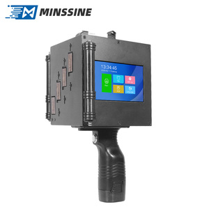 2025 Minssine Portable 600DPI Big Character 10cm Chargen nummer Druckmaschine Datum Handheld-Tinten strahl drucker - Product Image 2