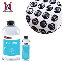 Résine de dôme UV transparente, résine époxy flexible, durcisseur, autocollant de dôme artistique, résine époxy liquide
