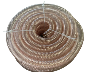 <span class=keywords><strong>Tuyau</strong></span> d'aspiration à vide en polyuréthane (TPU/PU) à paroi épaisse avec fil de cuivre central <span class=keywords><strong>pour</strong></span> l'élimination des sciure de <span class=keywords><strong>bois</strong></span> - Product Image 4