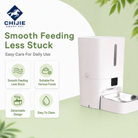 Distributeur automatique d'aliments pour animaux de compagnie, grande capacité 7L, étanche, avec application, alimentation à une touche, design d'alimentation fluide pour chats et chiens