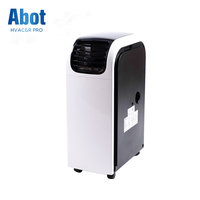 9000BTU climatiseur Portable lampe à LED télécommande Installation facile fréquence Variable pour gaz/électrique ménage