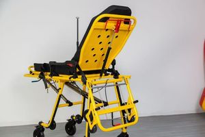 Camilla de ambulancia plegable de aleación de aluminio, diseño ajustable ligero directo de fábrica para transporte EMS - Product Image 5