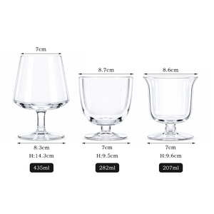 Copas de Brandy Tulip de Cuello Delgado, Vasos para Coñac, Cristalería de Lujo para Degustación de Licores - Product Image 3