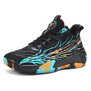Zapatillas de Baloncesto <span class=keywords><strong>para</strong></span> Hombre, Talla Grande, Zapatillas Deportivas de Caña Alta, Transpirables, con Amortiguación, <span class=keywords><strong>para</strong></span> Deportes al Aire Libre, Pies Grandes - Product Image 3
