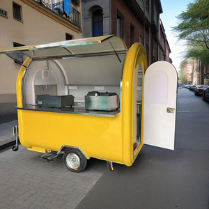 Remolque de Comida Rápida Móvil con Estructura de Acero Inoxidable, Anticorrosión, Fácil Mantenimiento, Freidora Resistente al Óxido para Uso en el <span class=keywords><strong>Centro</strong></span> de la Ciudad - Product Image 2