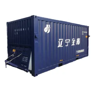 20FT 35T heavy duty DRY bulk container for grain international transportation OPEN TOP slide tarpaulin