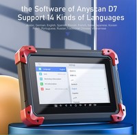 XTOOL D7 BT Detector de diagnóstico de fallas OBD automotriz Herramienta de programación de coincidencia de llaves en inglés