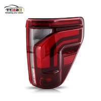 Systèmes d'éclairage LED 12V F150-B607, feux arrière triangulaires pour Ford F150 2024, feu arrière avec couleur rouge