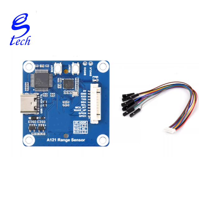 A121 Human Body Sensing 60GHz Millimeter Wave Radar Module High Precision Distance Measurement 39mm*39mm