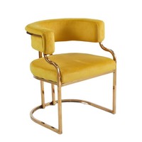 Maison moderne Salon Pieds en métal Canapé Chaise Salon de beauté Salon de coiffure Dossier Réception Canapé Chaise