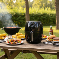 Promotion : Friteuse à air électrique sans huile, mécanique traditionnelle, rapide, haute qualité, 2L, mini-cuiseur domestique