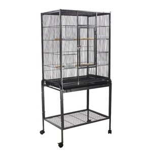 Pas cher Double extérieur Oiseaux Maisons Perroquet Perche Pet Oiseau Bain Cage Bassin Parro gaiolas Grandes Para Passaros Cages à oiseaux Grand Grand - Product Image 5