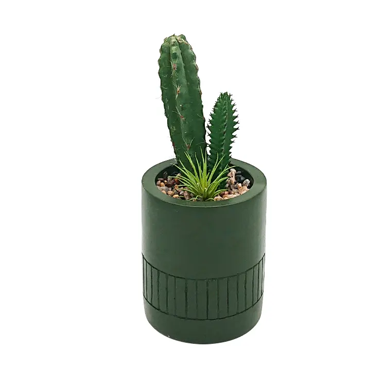 Vuelos a casa artificial decorativa cactus suculentas mini plantas en macetas
