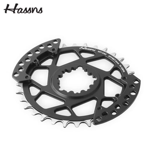 Plateau de pédalier HASSNS GXP pour VTT, 32/34 dents, avec pignon de vélo et <span class=keywords><strong>manivelle</strong></span>, monoplateau 0/3 degré - Product Image 6