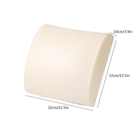 Oreiller de soutien lombaire en mousse à mémoire de forme Sleepsia Coussin de soutien du bas du dos pour soulager les douleurs au bas du dos