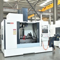 Centre d'usinage vertical automatique VMC855 pour matériaux de construction avec structure stable et coopération avec les distributeurs bienvenue