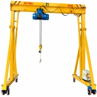 Mini-grue portative à poussée manuelle 6t sans rail pour usage en petit atelier