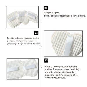 Tampon <span class=keywords><strong>démaquillant</strong></span> <span class=keywords><strong>réutilisable</strong></span> en coton doux pour le soin de la peau du visage - Product Image 1