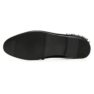 Mocasines Negros con Borlas y Remaches para Hombre y Mujer, Tallas Grandes 37-48, Modelo 3302 - Product Image 4