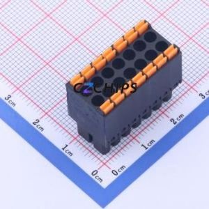 KF2EDGKS-3.5-2*7P Plug-in Terminal Block P=3.5mm Connector ( Connector Type: Male Plug )( Construction: 2x7P )( Pitch: 3.5mm ) - Product Image 1